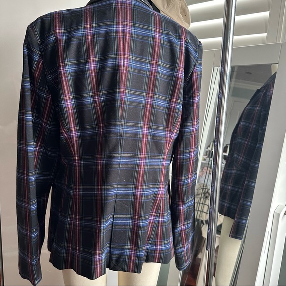 Nygard Women's Plaid Single Breasted Blazer Size L NWT - Picture 7 of 10